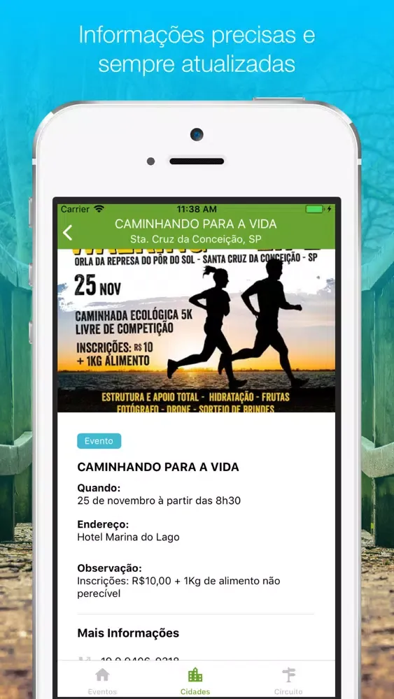 Tangkapan skrin Caminho da Paz