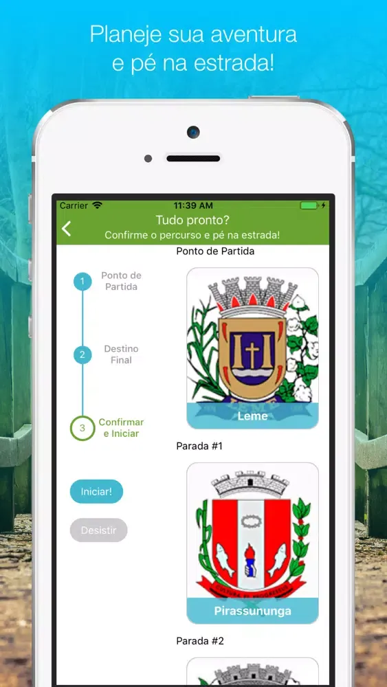 Tangkapan skrin Caminho da Paz