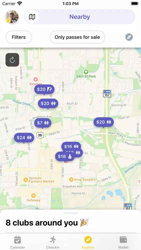 Flex Gym Share Screenshots