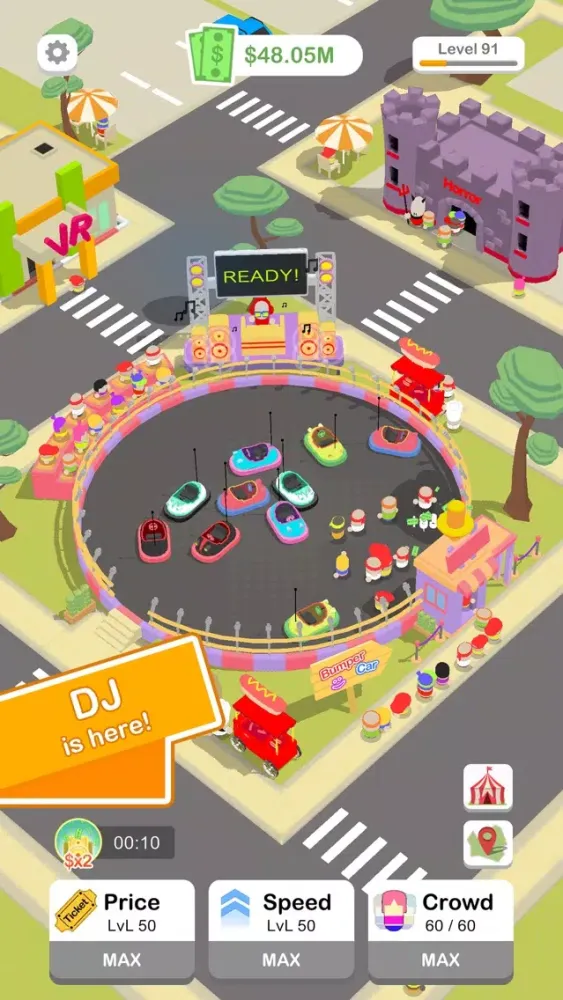 Capturas de tela do Bumper Cars Idle