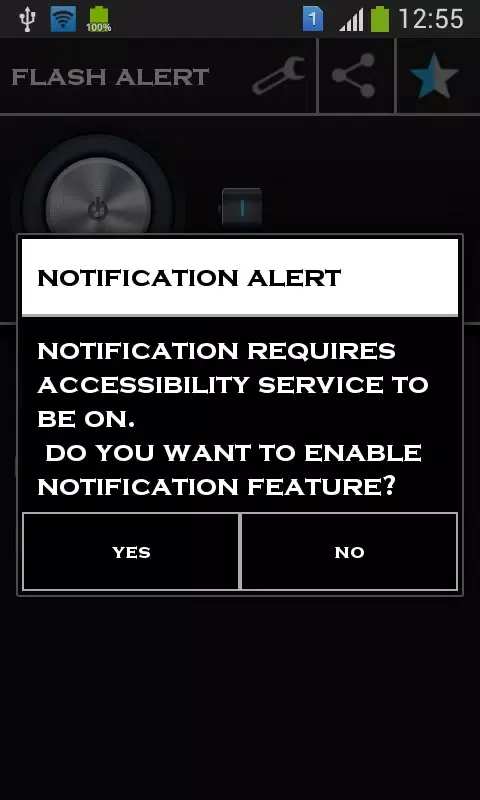 flash alert on call Screenshots