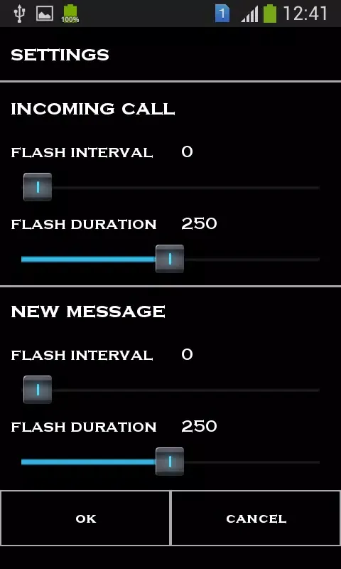 flash alert on call Screenshots