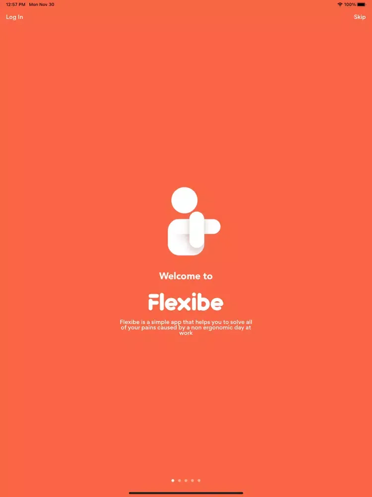 Ảnh chụp màn hình của Flexibe iPad 