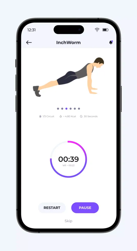 Flexio Workout: Home & Gym Screenshots