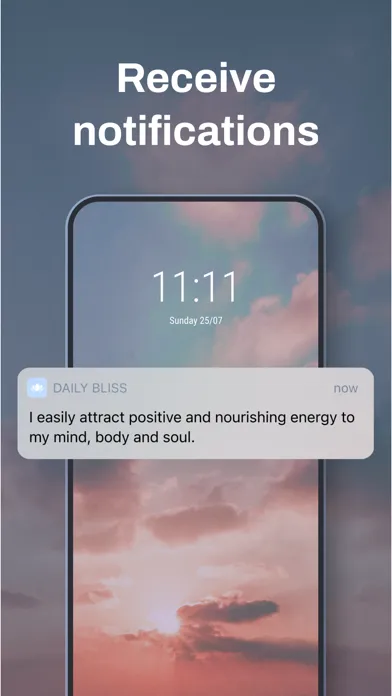 Daily bliss - Affirmations Screenshots