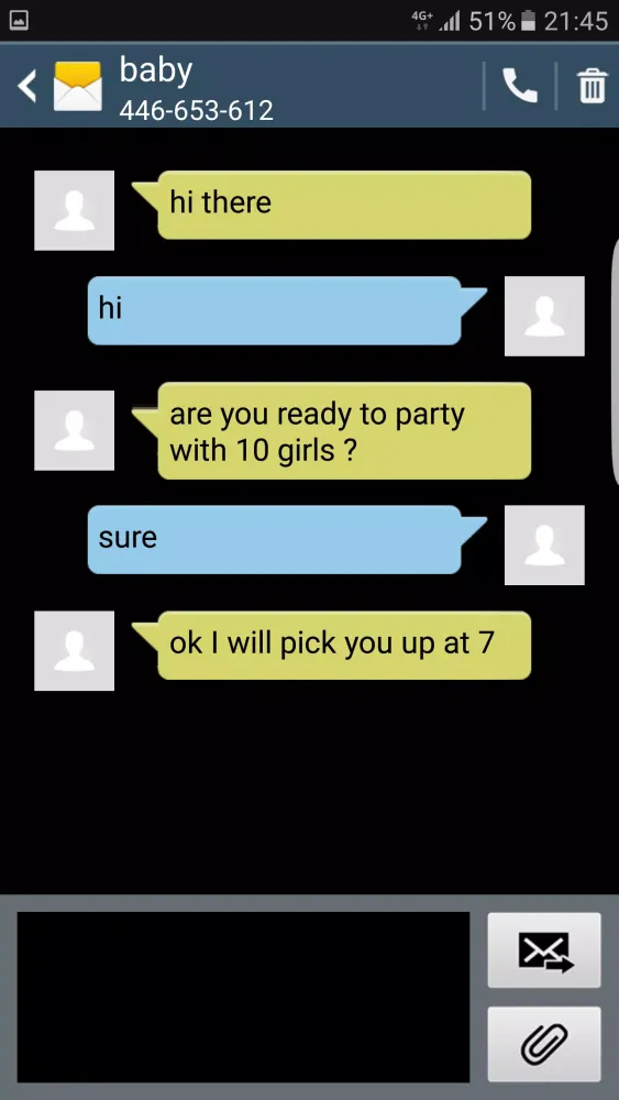 Fake Text Message Screenshots