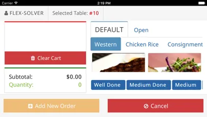 eWaitress Screenshots