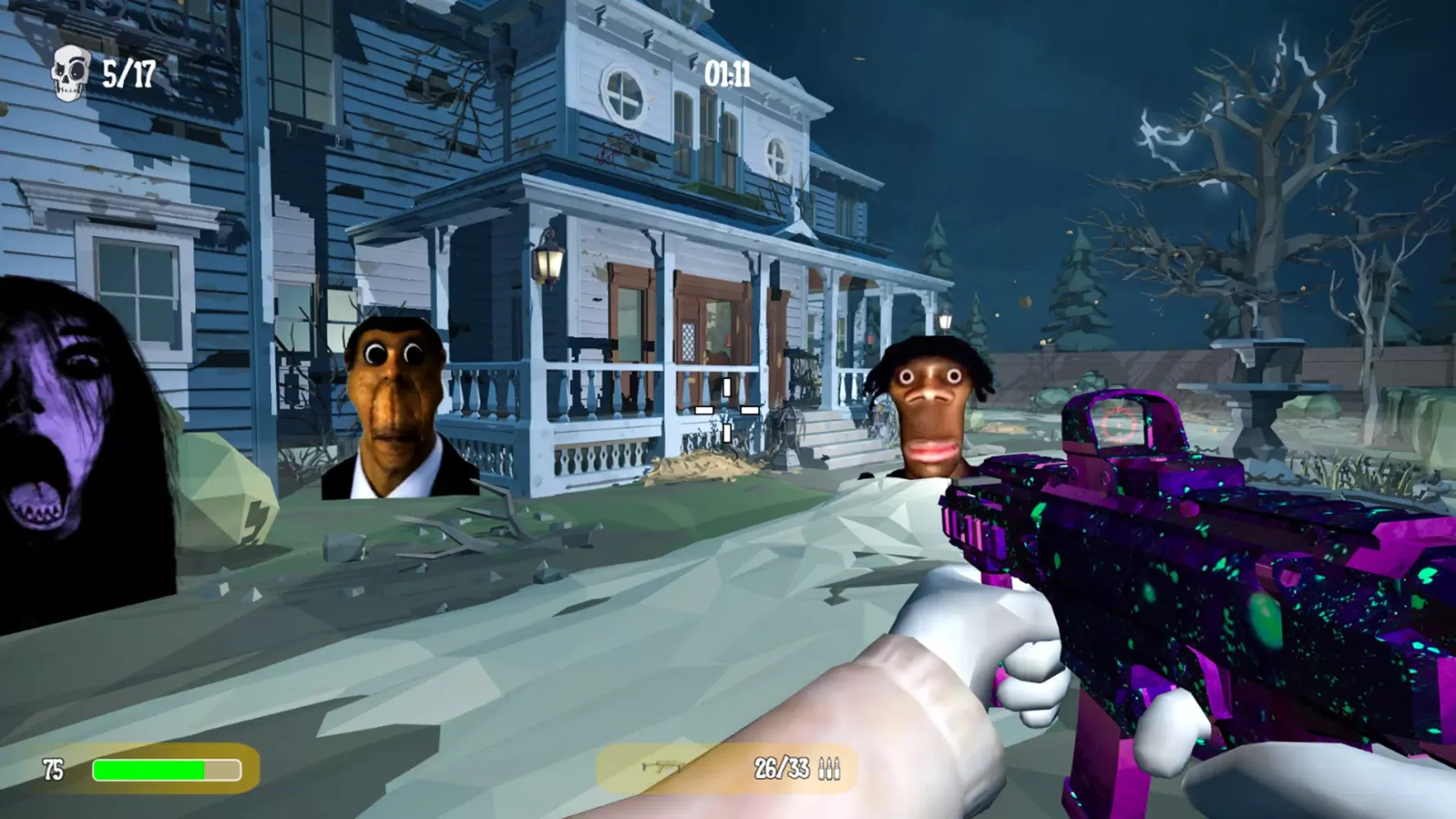 Скриншоты Nextbot In Backrooms Shoot it
