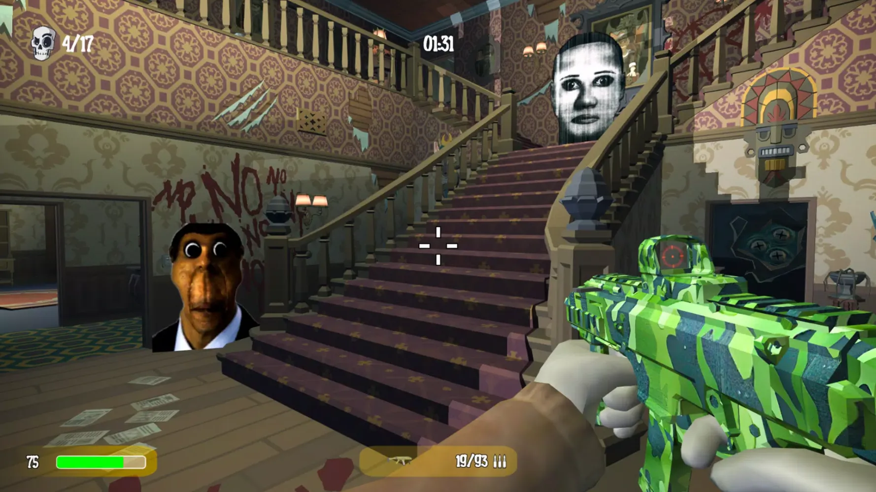 Скриншоты Nextbot In Backrooms Shoot it