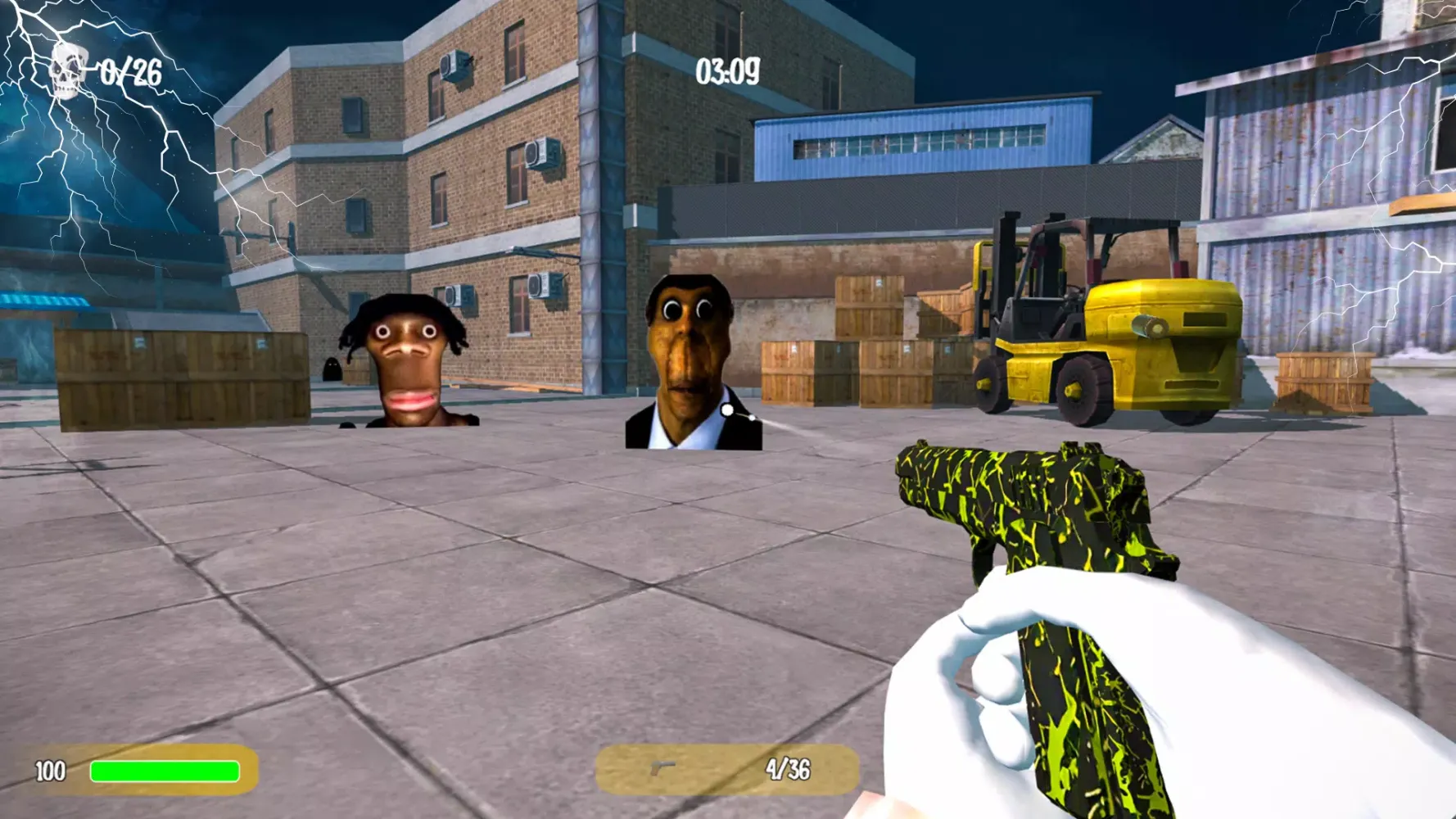 Скриншоты Nextbot In Backrooms Shoot it