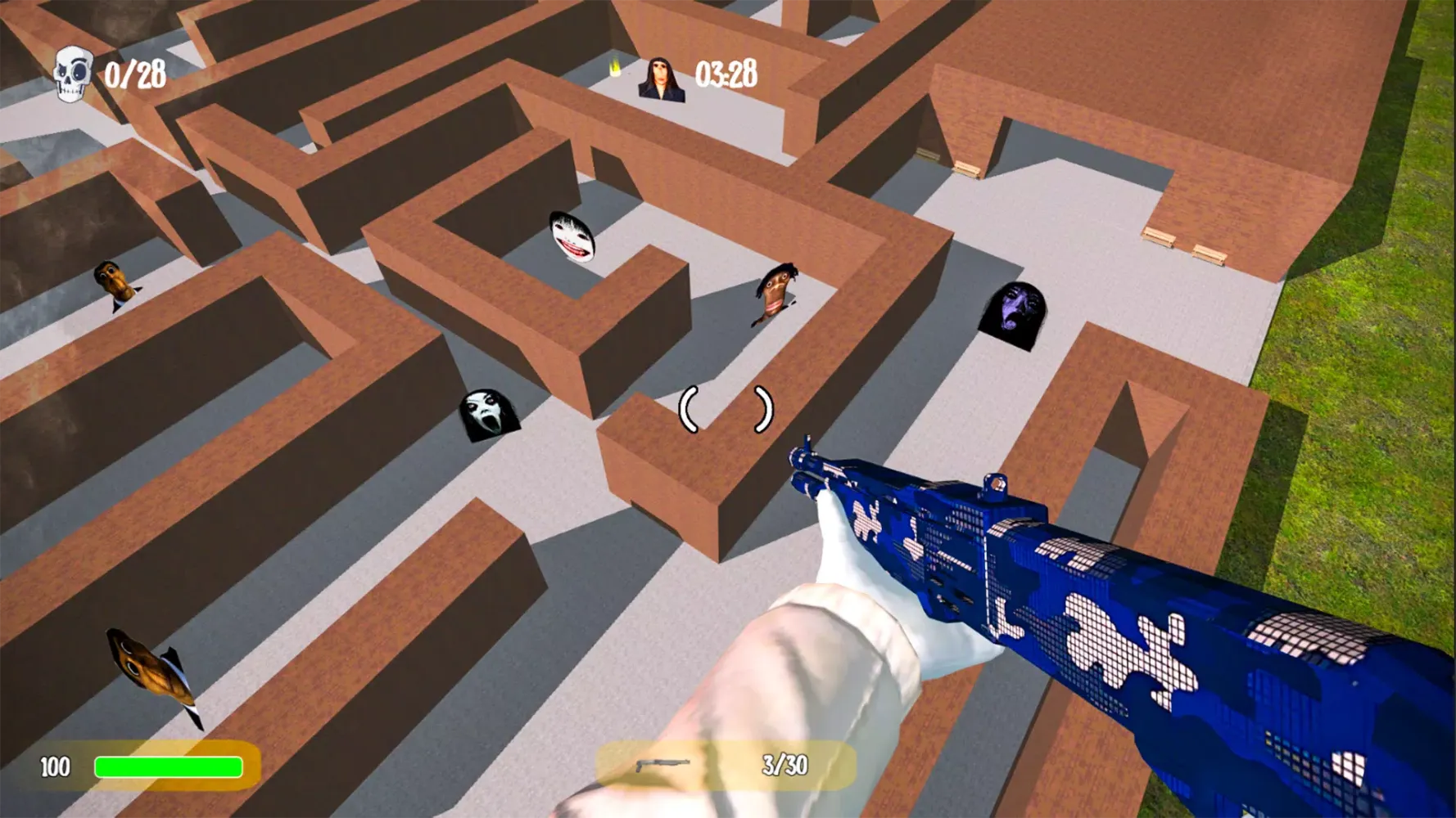 Скриншоты Nextbot In Backrooms Shoot it