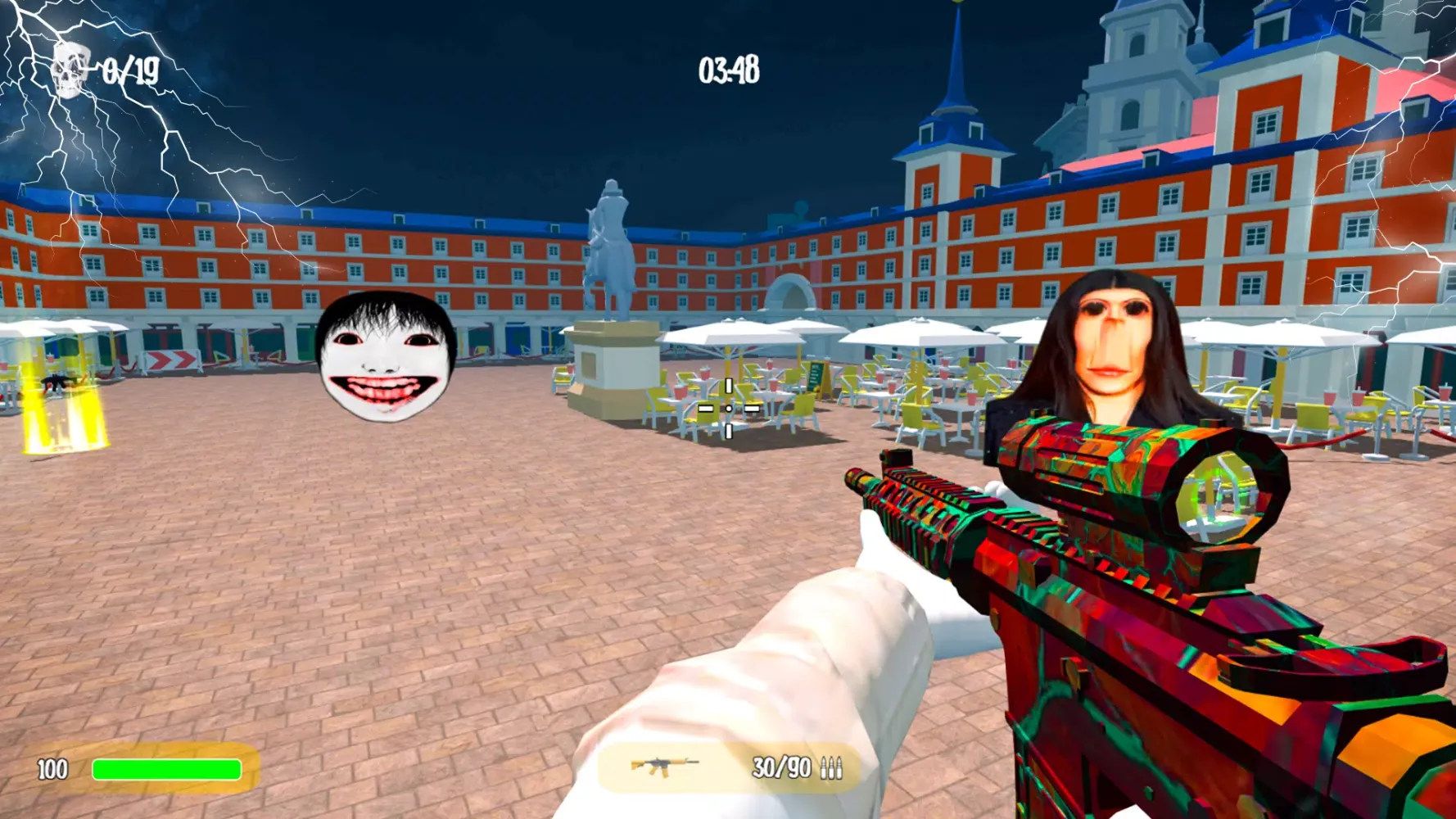Скриншоты Nextbot In Backrooms Shoot it