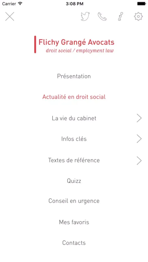Screenshot di Flichy Grangé Avocats
