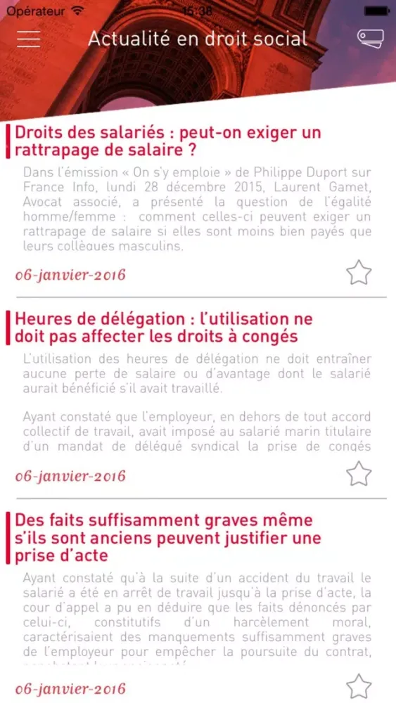 Screenshot di Flichy Grangé Avocats