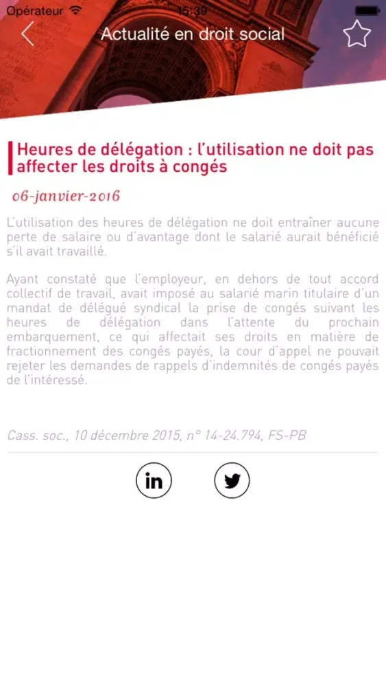 Screenshot di Flichy Grangé Avocats