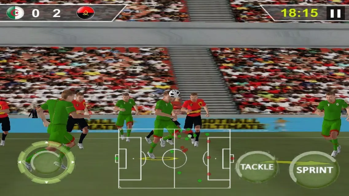 Captures d'écran de Real Flick Football : Pen-alty Soc-cer hero-es