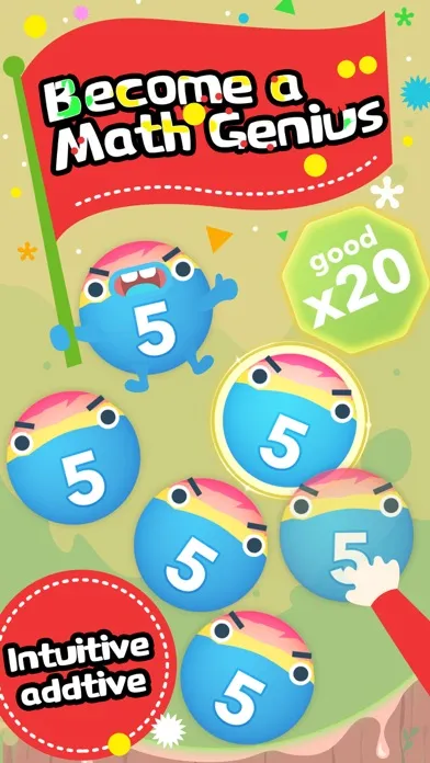 Tangkapan skrin Number Monster-Math Education