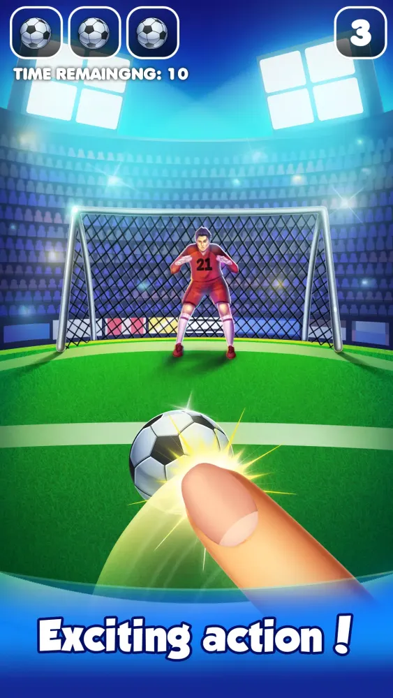 Flick Football : Soccer Game 스크린샷