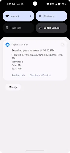 Flight Boarding Pass Wallet应用截图