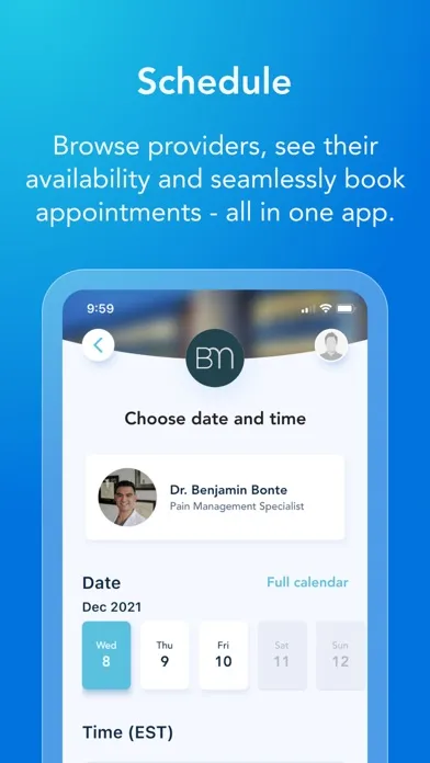 Flight Health Patient App स्क्रीनशॉट