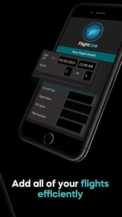 Capturas de tela do FlightLine Pro