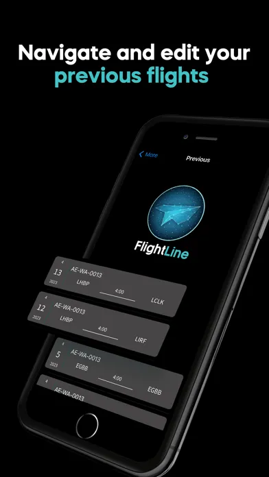 Capturas de tela do FlightLine Pro