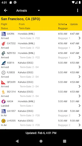 FlightView: Flight Tracker স্ক্রিনশট