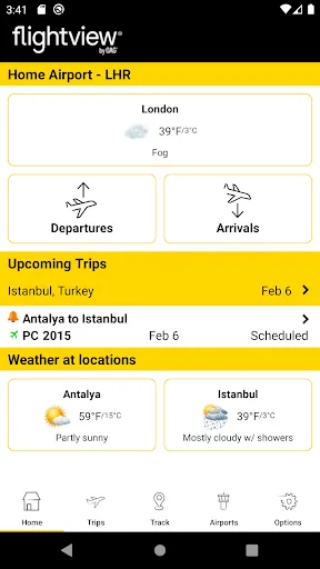 FlightView: Flight Tracker স্ক্রিনশট