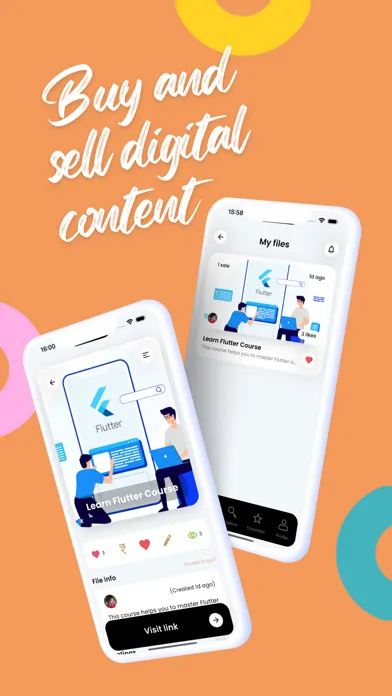 Ảnh chụp màn hình của FileKit - Sell Digital Content