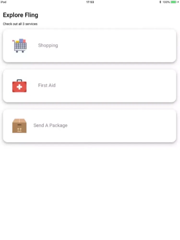 Fling Drone Delivery iPad  স্ক্রিনশট
