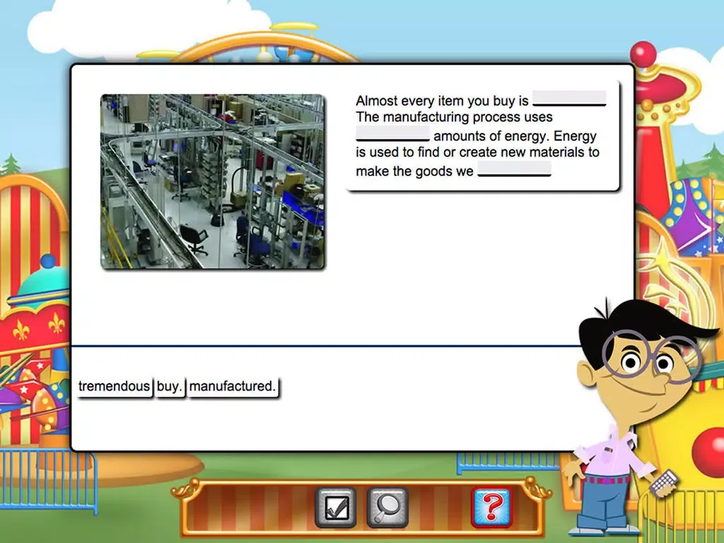 Grade 5 Learning Activities: Skills and educational activities in Reading and Math along with Vocabulary and Spelling for fifth graders - Powered by Flink Learning iPad Screenshots
