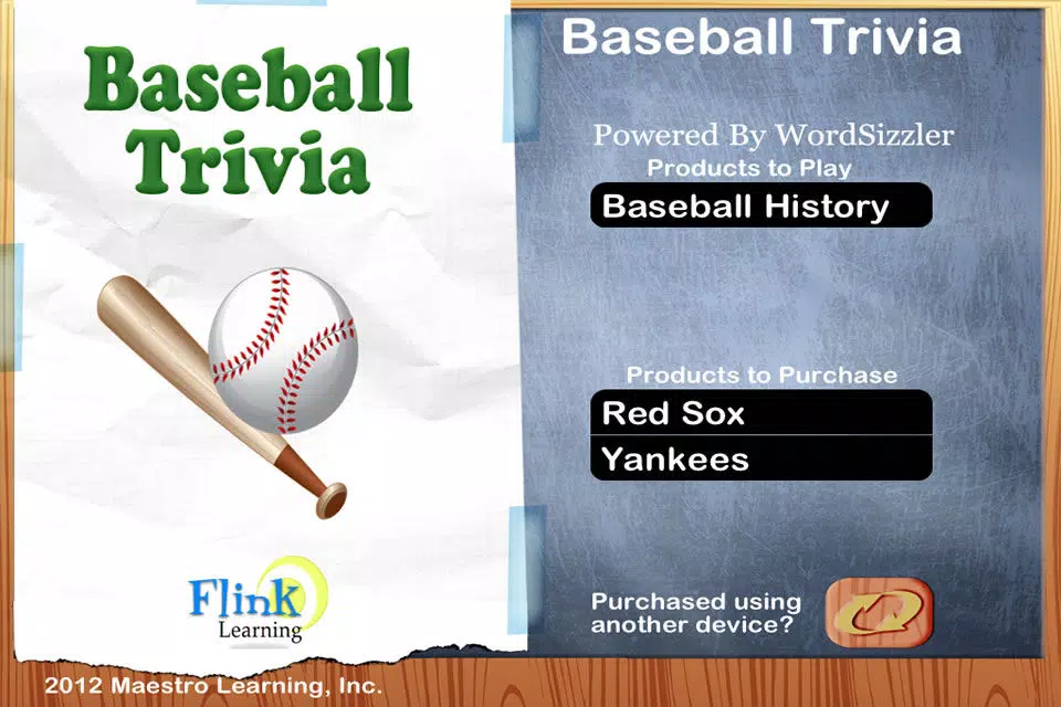 Baseball Trivia: Learn Baseball Facts & History - Powered by Wordsizzler स्क्रीनशॉट