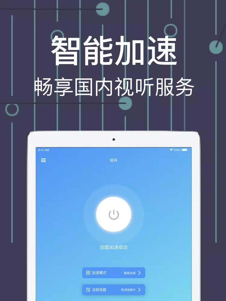 轻舟-海外华人网络加速器 iPad  Ekran Görüntüleri