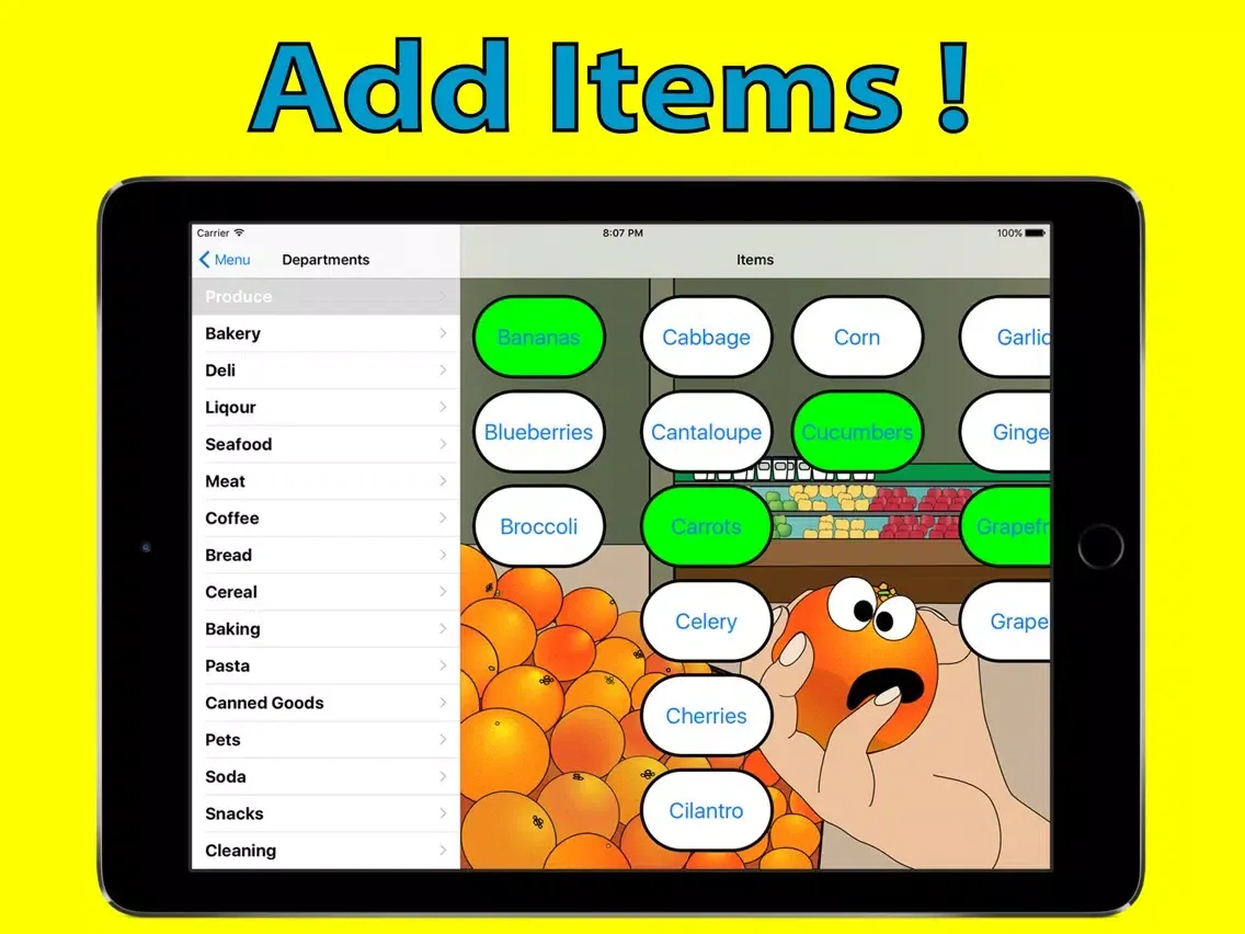 Tangkapan skrin Grocery Tag Lite - Grocery List - Shopping List iPad 