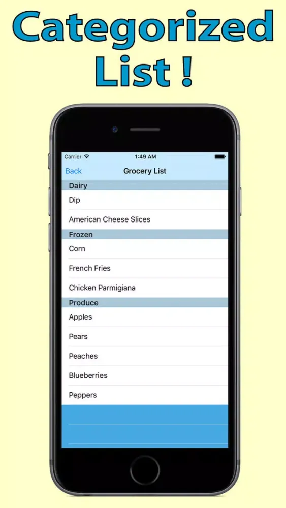 Tangkapan skrin Grocery Tag Lite - Grocery List - Shopping List