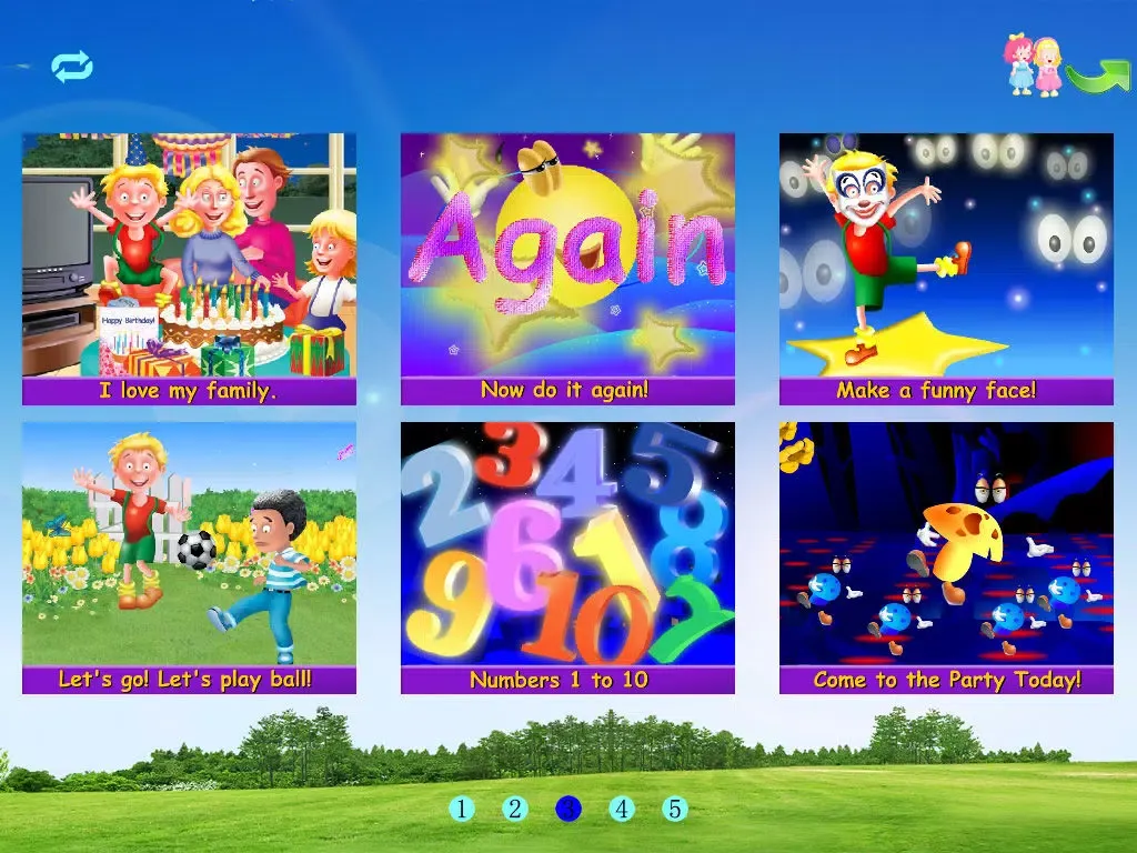 Ảnh chụp màn hình của Happy to learn English: Animated songs A iPad 