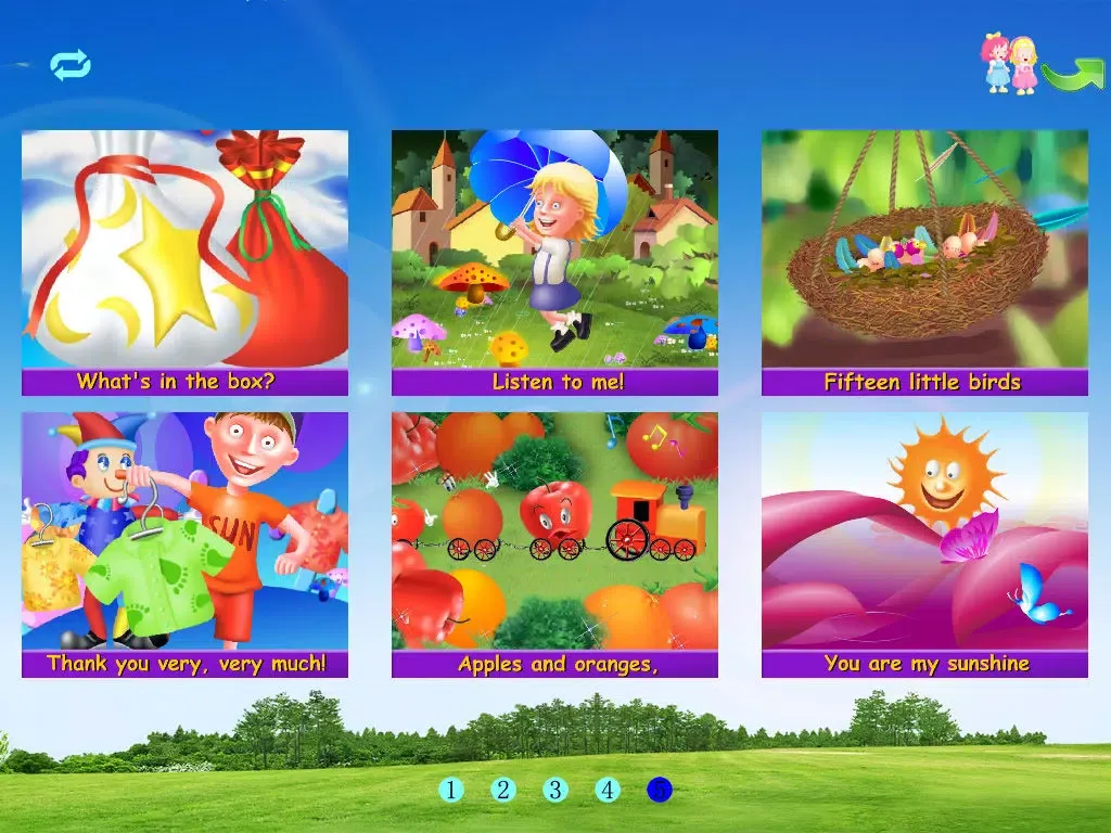 Ảnh chụp màn hình của Happy to learn English: Animated songs A iPad 