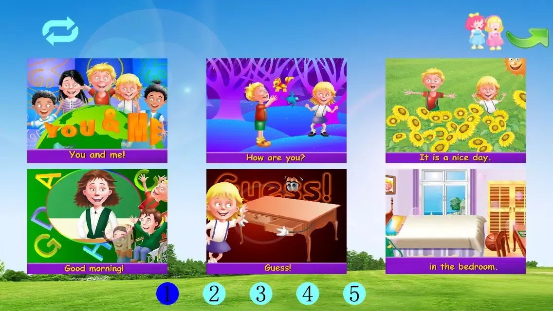Ảnh chụp màn hình của Happy to learn English: Animated songs A