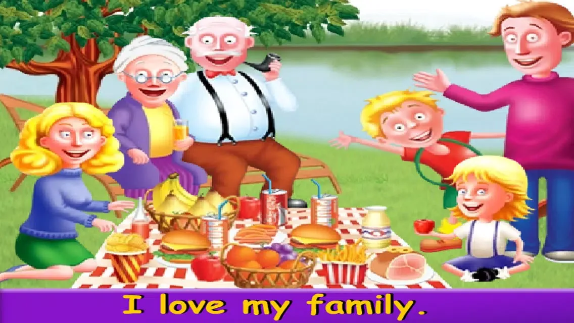Ảnh chụp màn hình của Happy to learn English: Animated songs A