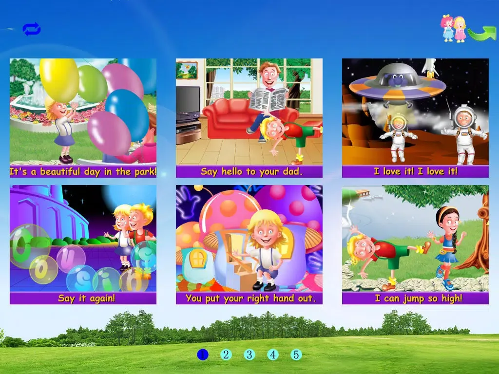 Happy to learn English: Animated songs B iPad  Ekran Görüntüleri