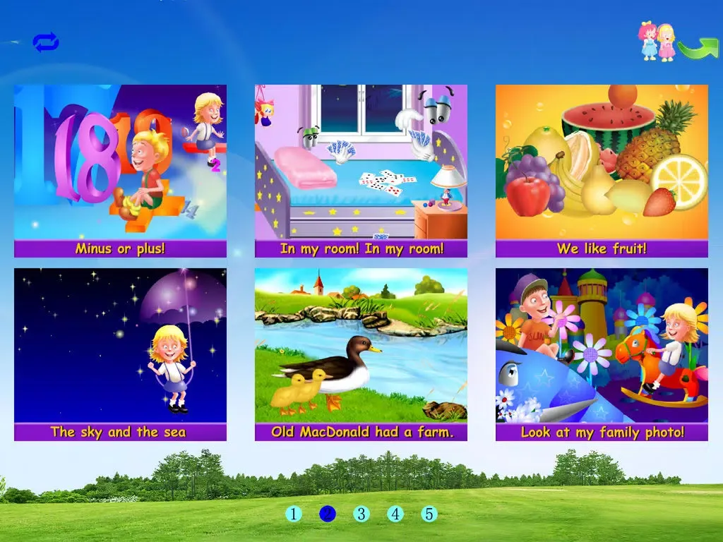 Happy to learn English: Animated songs B iPad  Ekran Görüntüleri