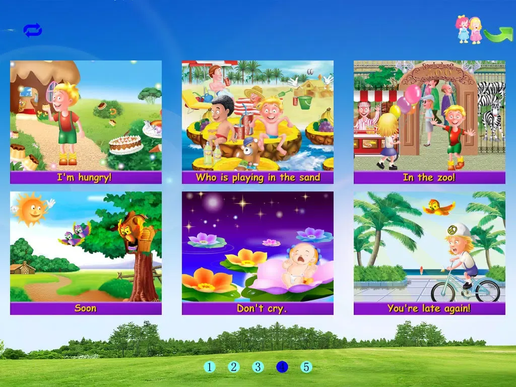 Happy to learn English: Animated songs B iPad  Ekran Görüntüleri