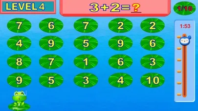 ภาพหน้าจอของ Easy learning addition - Smart frog kids math