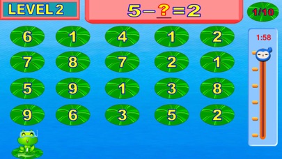 Capturas de tela do Easy learning subtraction - Smart frog kids math