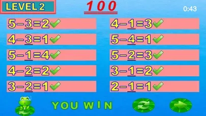 Easy learning subtraction - Smart frog kids math 스크린샷