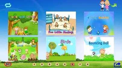 Captures d'écran de Animated kids poems