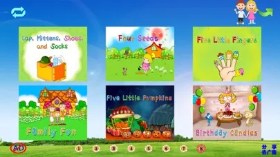 Captures d'écran de Animated kids poems