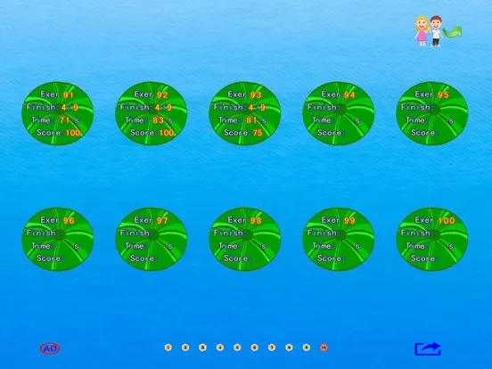 Zrzuty ekranu pupils mental arithmetic - second semester iPad 