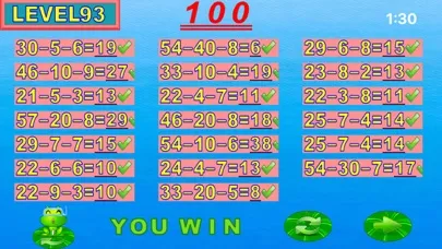 Zrzuty ekranu pupils mental arithmetic - second semester