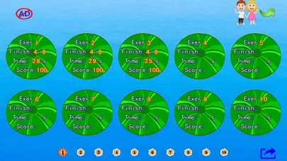 Zrzuty ekranu pupils mental arithmetic - second semester